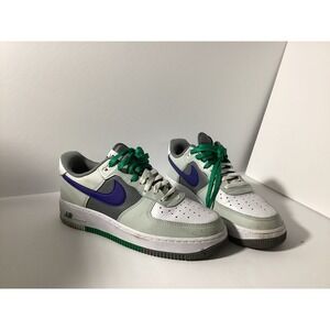 Nike Air Force 1 Low '07 LV8 Split Light Silver Deep Royal Blue Grey Sneakers